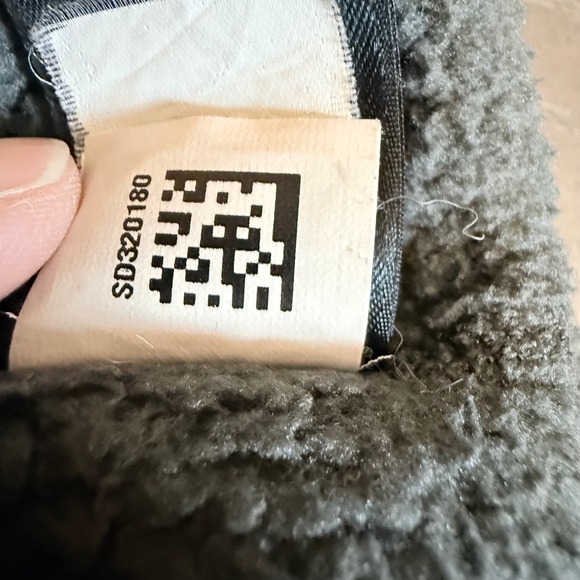 The North Face Men's Gray Waffle Knit Quarter Zip Fleece Pullover XL - Picture 10 of 10